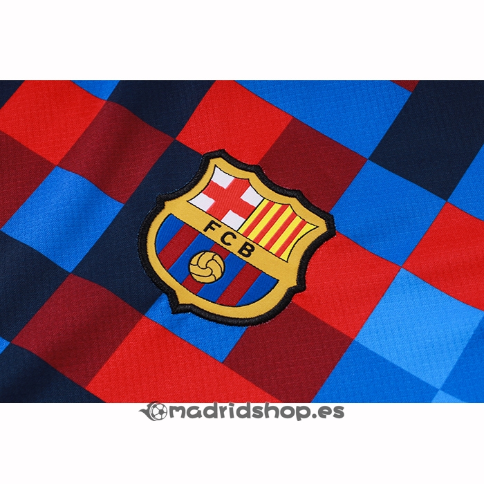 Chandal del Barcelona Manga Corta 26-27 Azul Rojo - Pantalon Corto